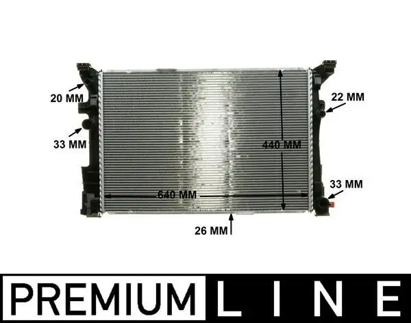 MAHLE CR2170000P Radyatör A2465001303