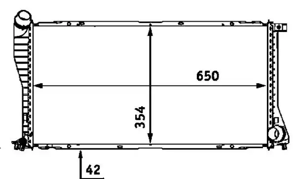 MAHLE CR288000S Radyatör 17117787908
