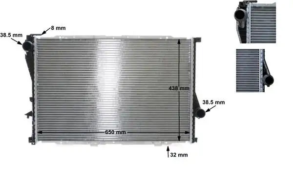 MAHLE CR296000S Radyatör 17111436061