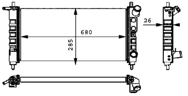 MAHLE CR313000P Radyatör