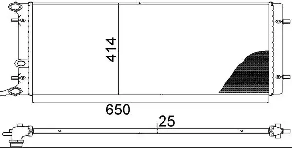 MAHLE CR368001S Radyatör