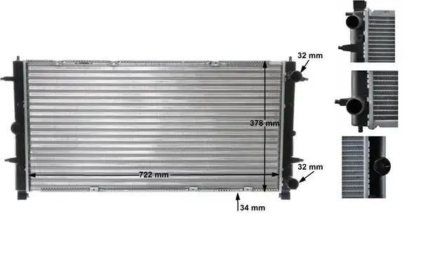 MAHLE CR398000S Radyatör