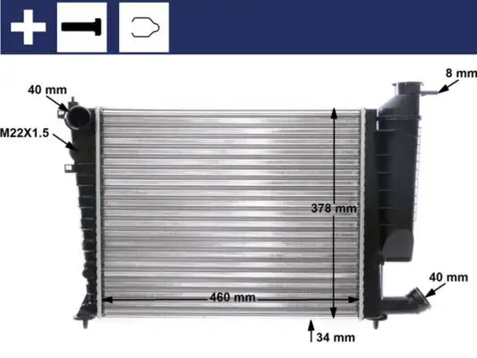 MAHLE CR478000S Radyatör