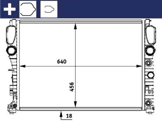 MAHLE CR512000S Radyatör A2115000102