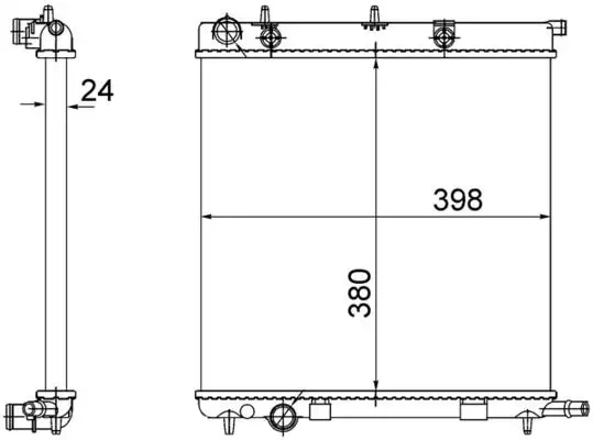 MAHLE CR556002S Radyatör