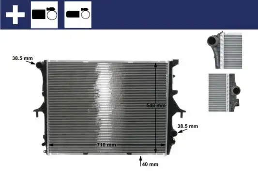 MAHLE CR571000S Radyatör