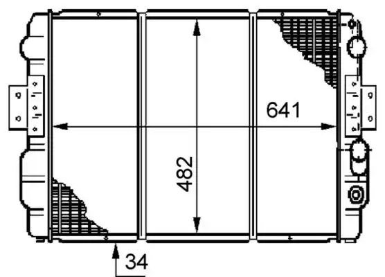 MAHLE CR633000S Radyatör 93824070