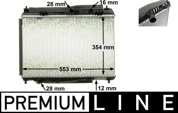MAHLE CR87000P Radyatör