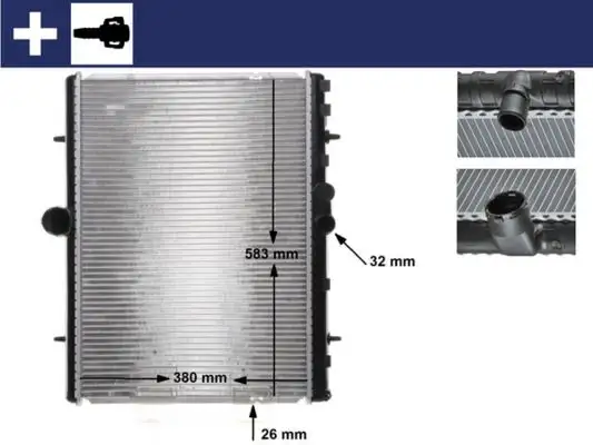 MAHLE CR889000S Radyatör 133368
