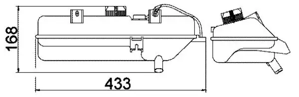 MAHLE CRT16000S Yedek Su Deposu 1323J6
