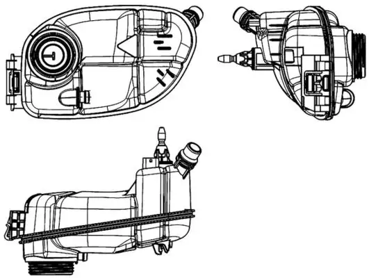MAHLE CRT65000S Yedek Su Deposu A2465000049