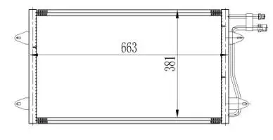 ORIS CVW777016 Klima Radyatörü 2D0820413AC