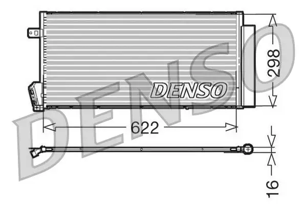 DENSO DCN09018 Klima Radyatörü 51937924