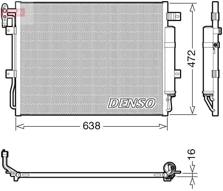 DENSO DCN14003 Klima Radyatörü