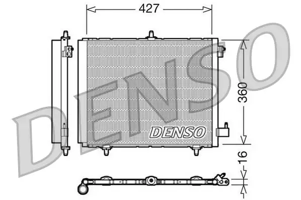 DENSO DCN21009 Klima Radyatörü