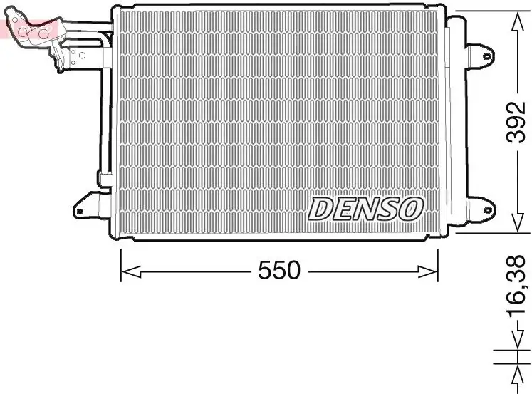 DENSO DCN32032 Klima Radyatörü
