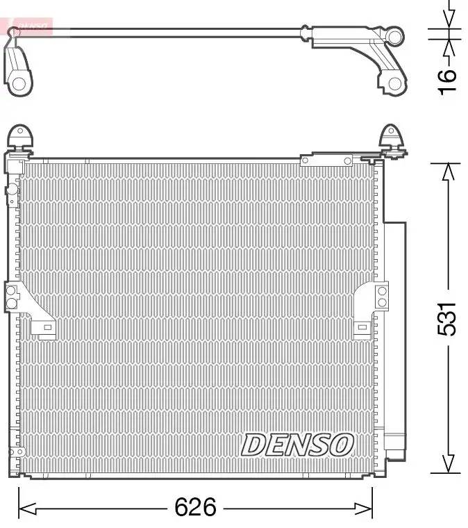 DENSO DCN50038 Klima Radyatörü 8846060420