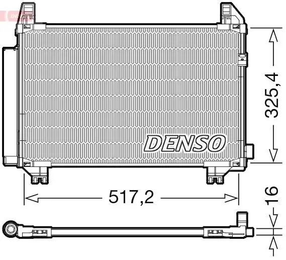 DENSO DCN50107 Klima Radyatörü 884600D060
