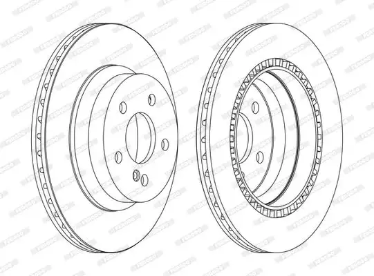 FERODO DDF1672C Arka Fren Diski A2114230912