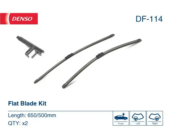DENSO DF-114 Silecek Süpürgesi (Takım)