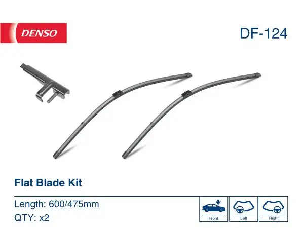 DENSO DF-124 Silecek Süpürgesi (Takım) 61610427668