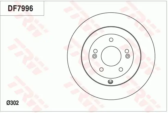 TRW DF7996 Arka Fren Diski 584112W010