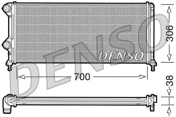 DENSO DRM09060 Radyatör