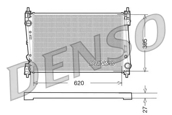 DENSO DRM09112 Radyatör