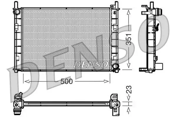 DENSO DRM10045 Radyatör