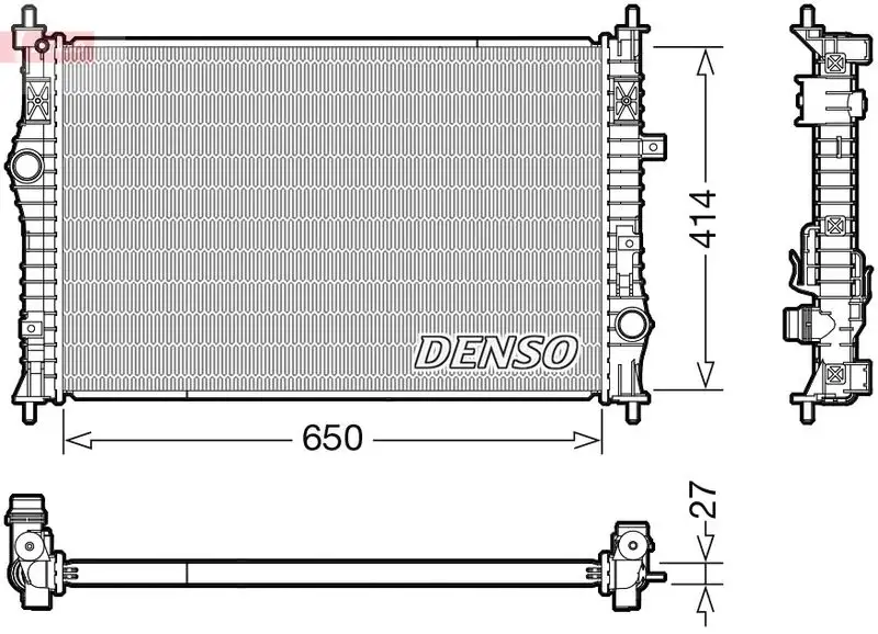 DENSO DRM21104 Radyatör 9678711180