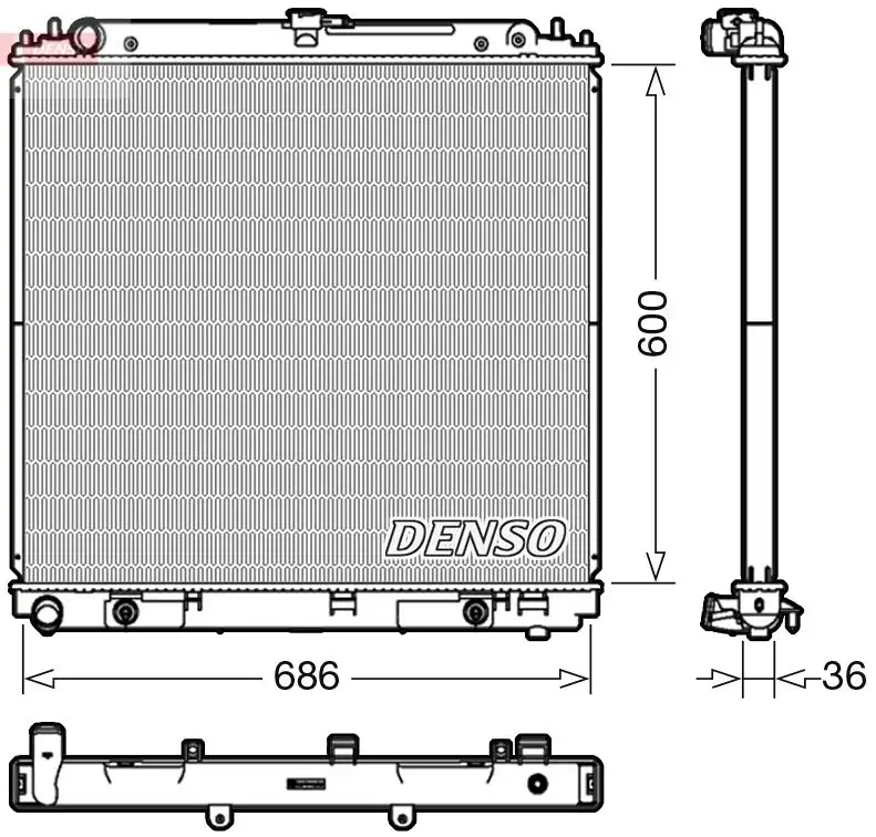 DENSO DRM46042 Radyatör 21460EB31B