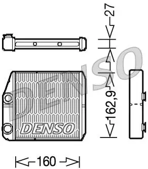 DENSO DRR09035 Kalorifer Radyatörü 77364283