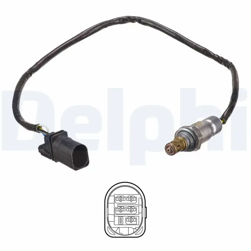 DELPHI ES21153-12B1 Oksijen Sensörü 03L906262D