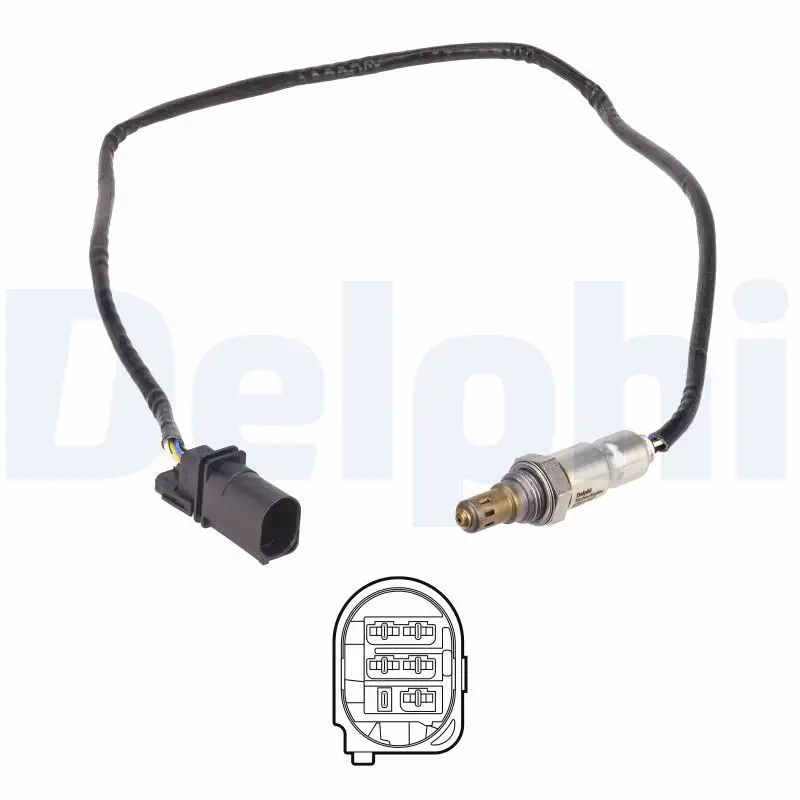 DELPHI ES21182-12B1 Oksijen Sensörü 8W0906265D