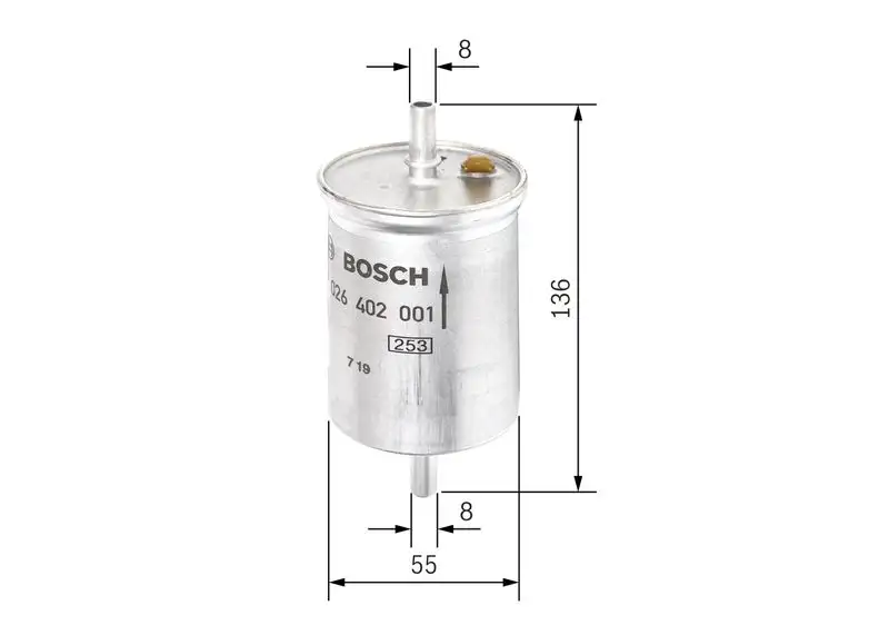 BOSCH F026402001 Yakıt Filtresi