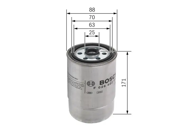 BOSCH F026402013 Yakıt Filtresi