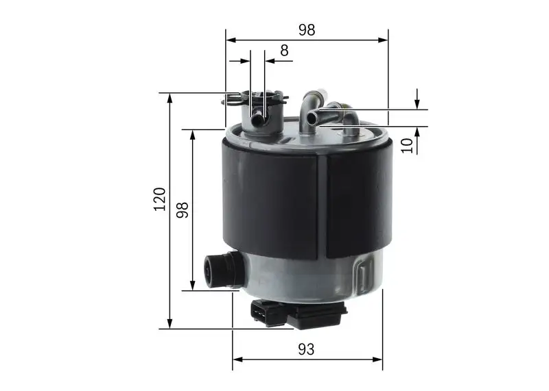 BOSCH F026402126 Yakıt Filtresi
