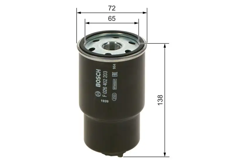 BOSCH F026402203 Yakıt Filtresi