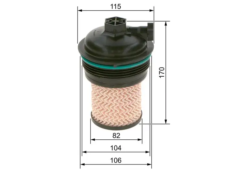 BOSCH F026402247 Yakıt Filtresi