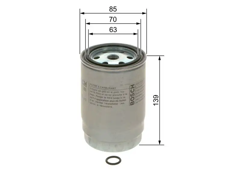 BOSCH F026402255 Yakıt Filtresi 319221K800