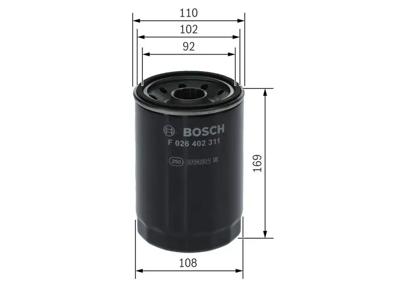 BOSCH F026402311 Yakıt Filtresi