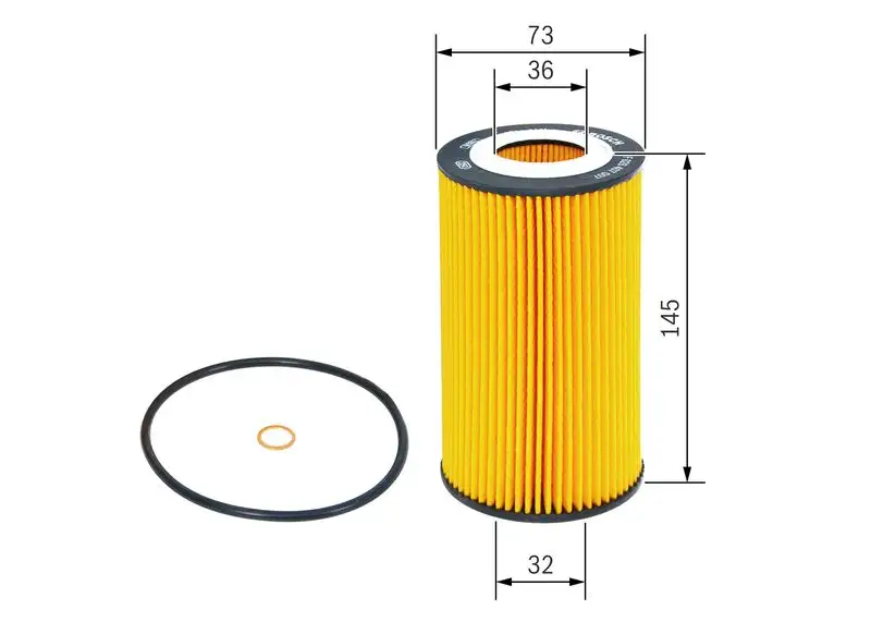 BOSCH F026407007 Yağ Filtresi