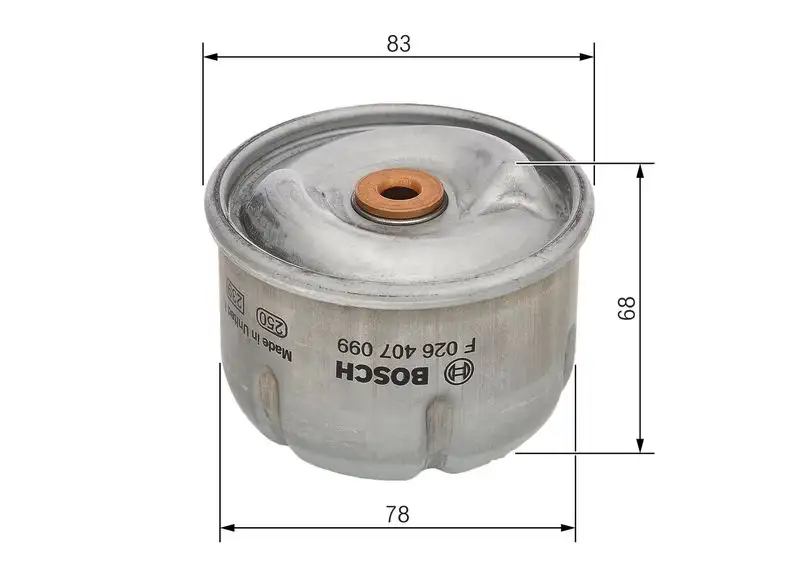 BOSCH F026407099 Yağ Filtresi