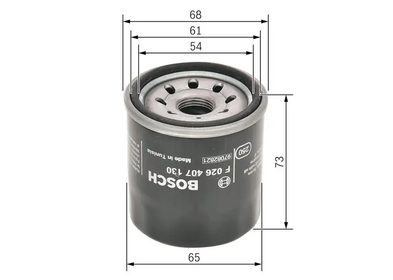 BOSCH F026407130 Yağ Filtresi 96475855
