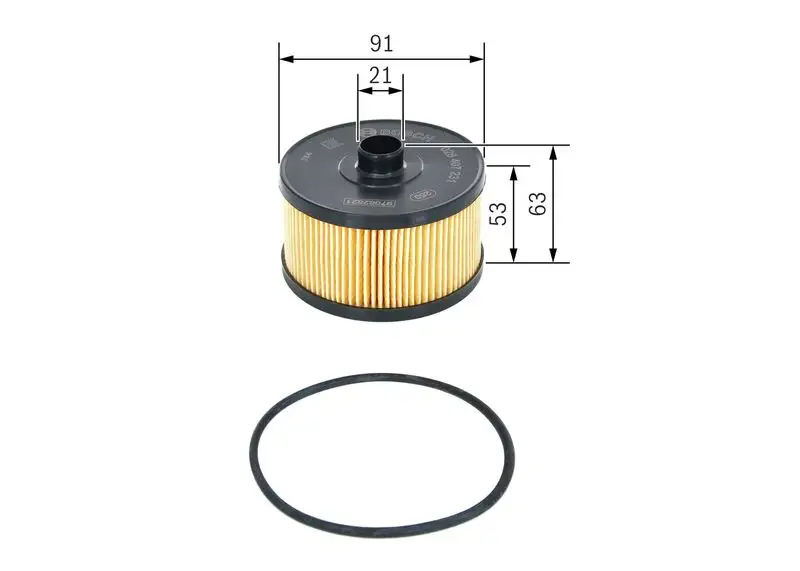 BOSCH F026407231 Yağ Filtresi