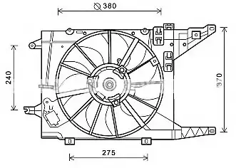 ORIS FDC05000R Fan Motoru 8200765566