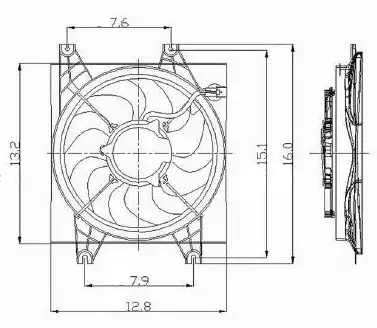 ORIS FHY02200C Fan Motoru 9773025000