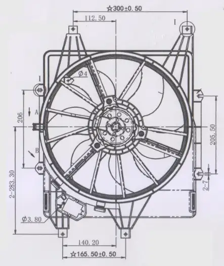 ORIS FRN02700R Fan Motoru 7701070217