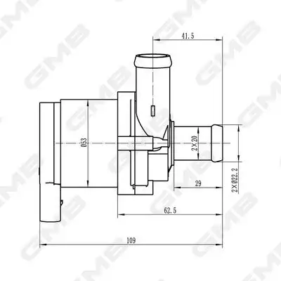 GMB GEW-VW002 İlave Su Pompası 8E0965559