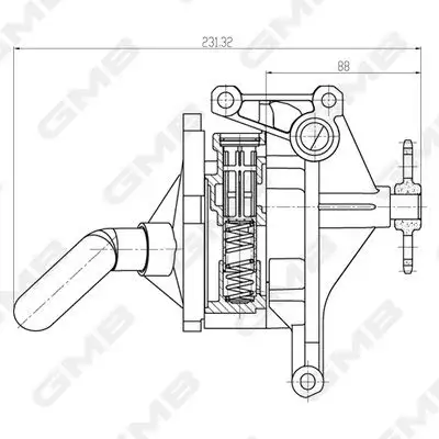 GMB GOAS-80A Yağ Pompası A6011801401